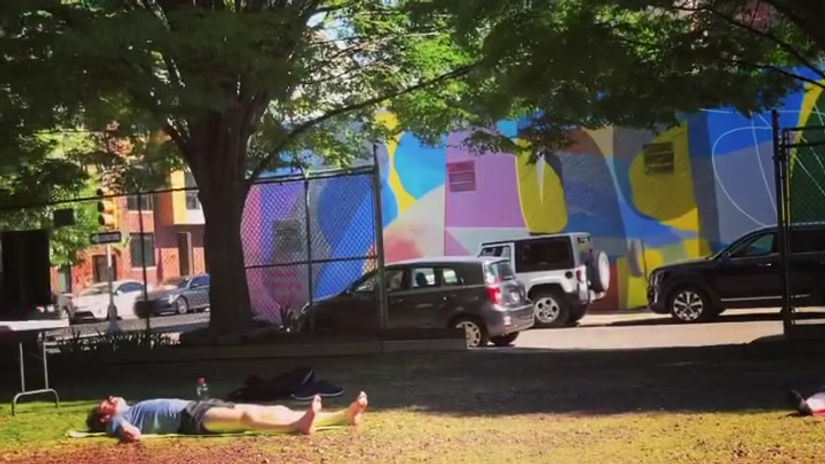 YOGA AT NKCDC GARDENS IN FISHTOWN
